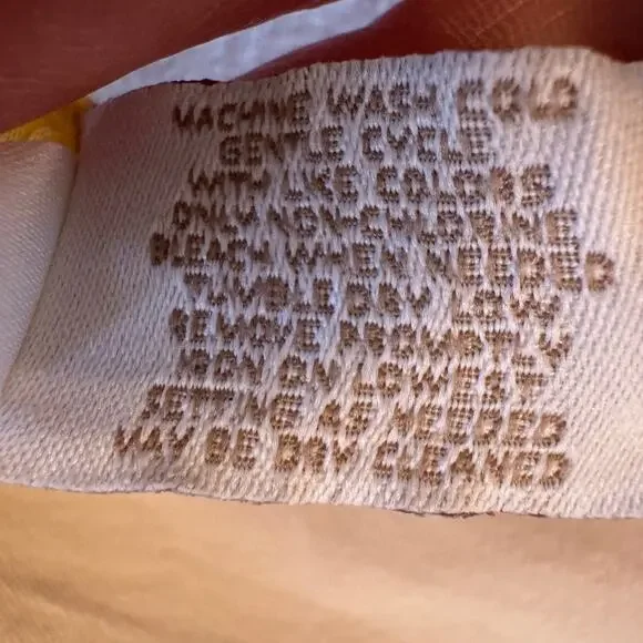 Chico's Bohemian Embroidered Peasant Blouse Yellow Size 1 Medium - Picture 6 of 8